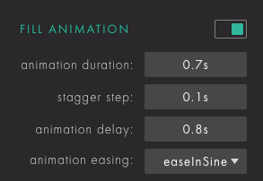 FILL ANIMATIONの説明